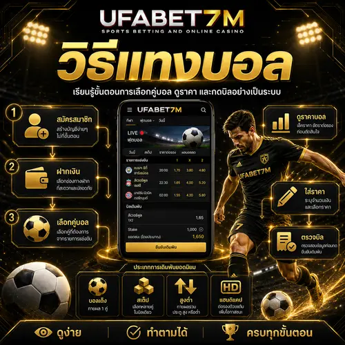 เรียนรู้วิธีแทงบอลออนไลน์อย่างถูกต้อง ตั้งแต่การสมัคร ไปจนถึงการวางเดิมพัน